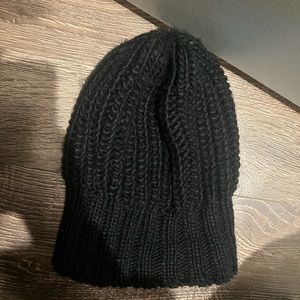 Vince Camuto black Cable Knit Hat